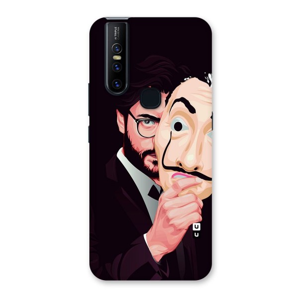 Money Heist Professor Art Back Case for Vivo V15