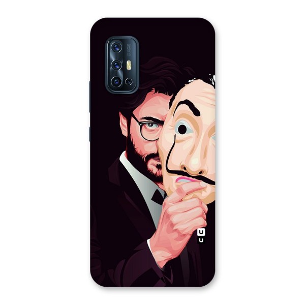 Money Heist Professor Art Back Case for Vivo V17