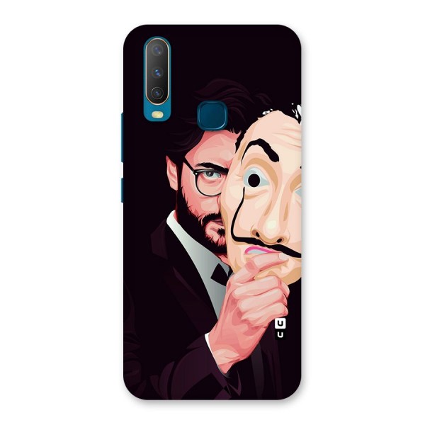 Money Heist Professor Art Back Case for Vivo Y17