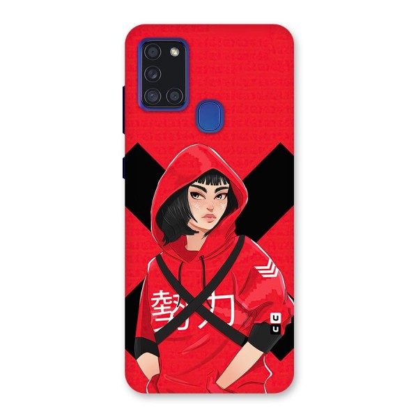 Money Heist Tokyo Digital Art Back Case for Galaxy A21s