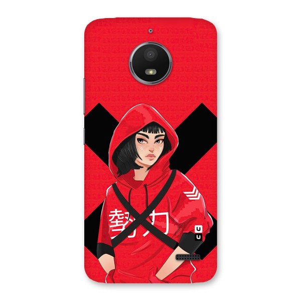 Money Heist Tokyo Digital Art Back Case for Moto E4