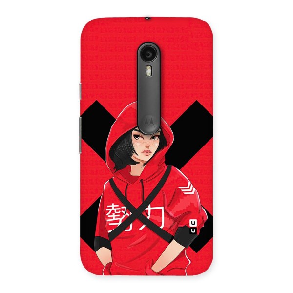 Money Heist Tokyo Digital Art Back Case for Moto G3