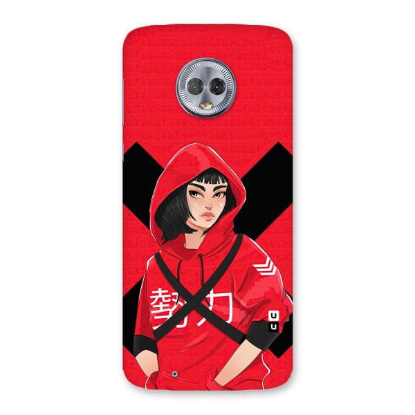 Money Heist Tokyo Digital Art Back Case for Moto G6