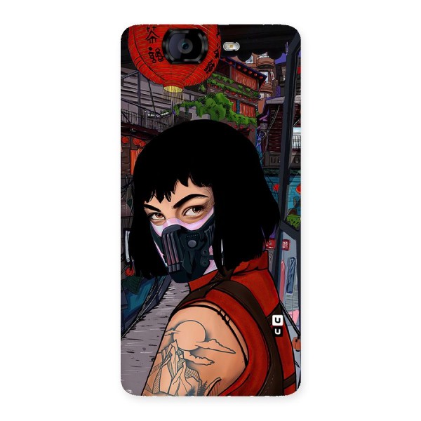 Money Heist Tokyo Mask Back Case for Canvas Knight A350