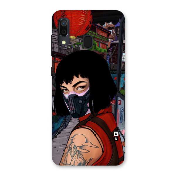 Money Heist Tokyo Mask Back Case for Galaxy A20