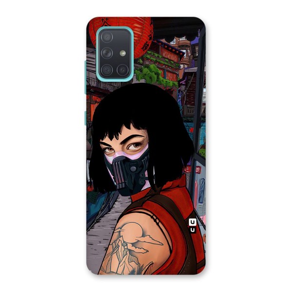 Money Heist Tokyo Mask Back Case for Galaxy A71