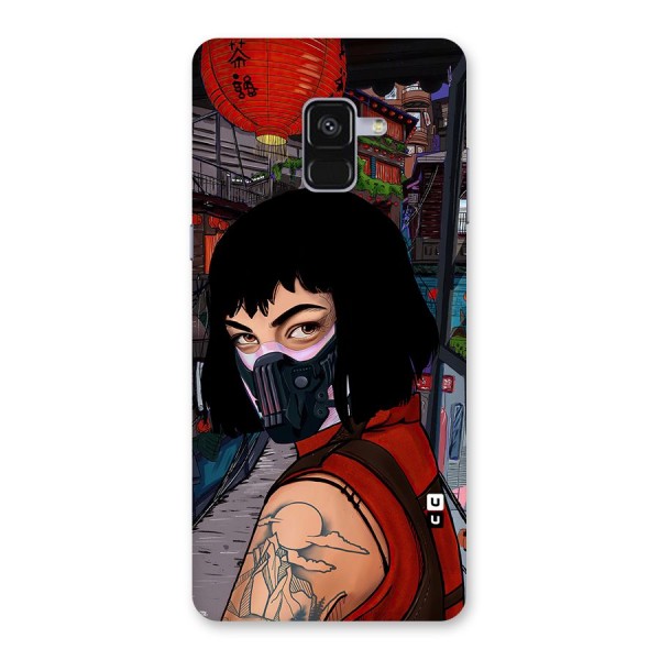 Money Heist Tokyo Mask Back Case for Galaxy A8 Plus