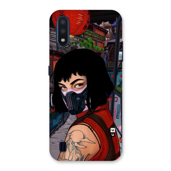 Money Heist Tokyo Mask Back Case for Galaxy M01