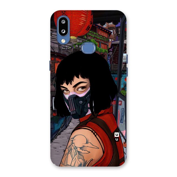 Money Heist Tokyo Mask Back Case for Galaxy M01s