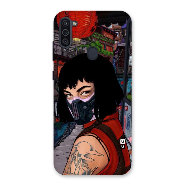 Money Heist Tokyo Mask Back Case for Galaxy M11