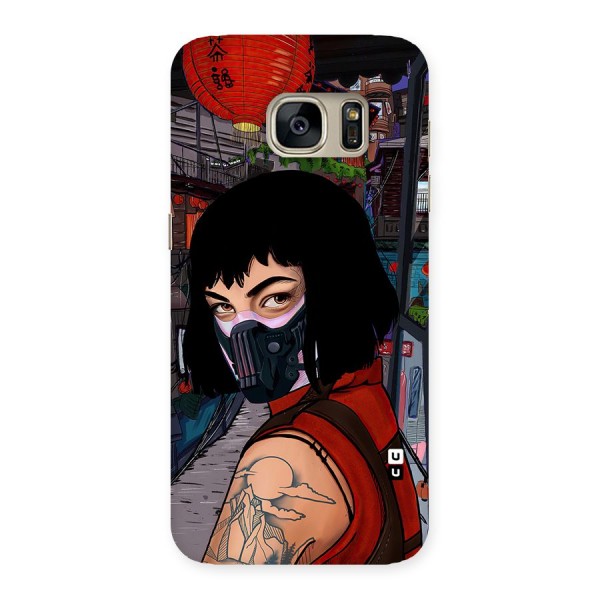 Money Heist Tokyo Mask Back Case for Galaxy S7