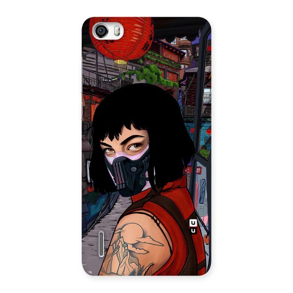 Money Heist Tokyo Mask Back Case for Honor 6