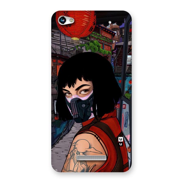 Money Heist Tokyo Mask Back Case for Micromax Hue 2