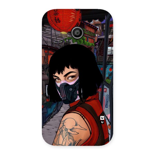 Money Heist Tokyo Mask Back Case for Moto E