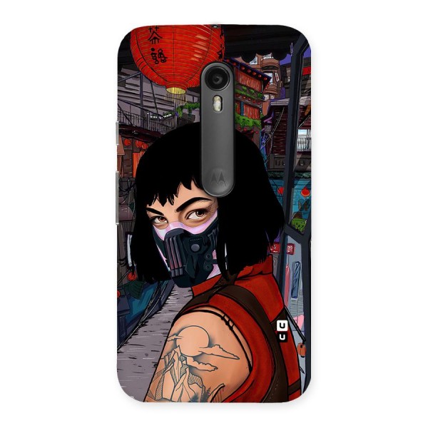 Money Heist Tokyo Mask Back Case for Moto G3