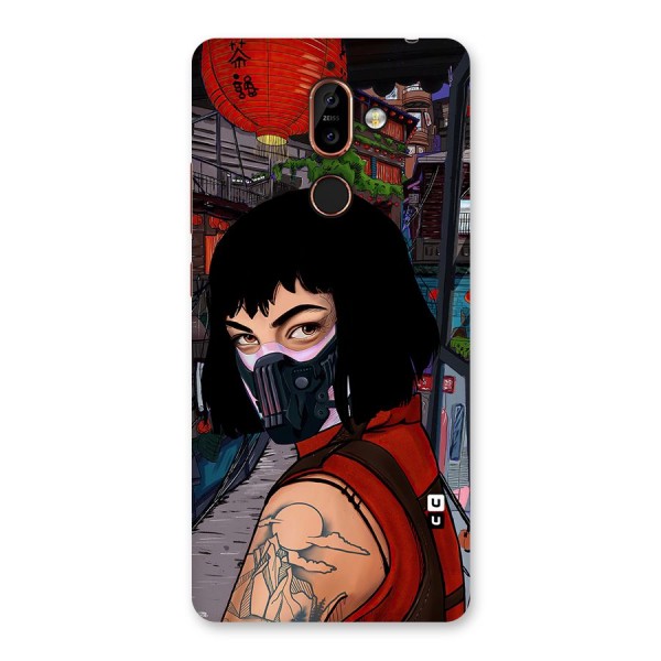 Money Heist Tokyo Mask Back Case for Nokia 7 Plus