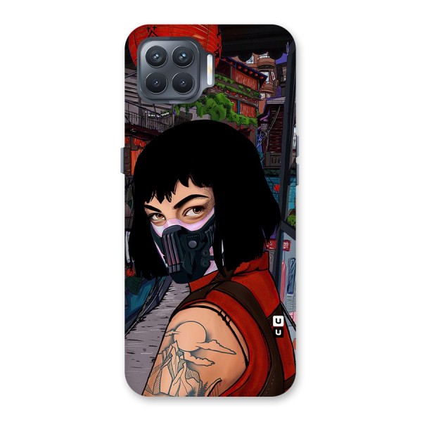 Money Heist Tokyo Mask Back Case for Oppo F17 Pro