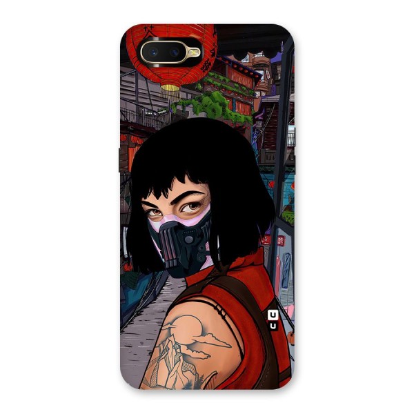 Money Heist Tokyo Mask Back Case for Oppo K1