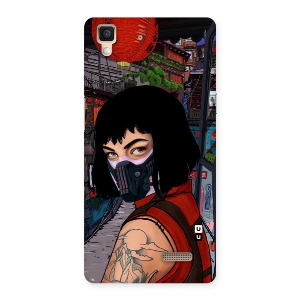 Money Heist Tokyo Mask Back Case for Oppo R7