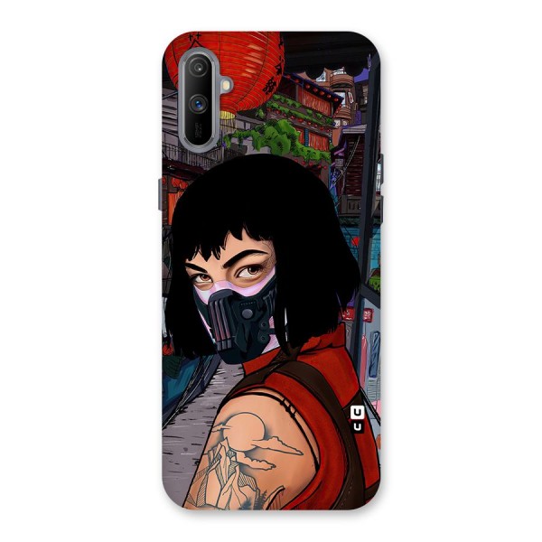 Money Heist Tokyo Mask Back Case for Realme C3