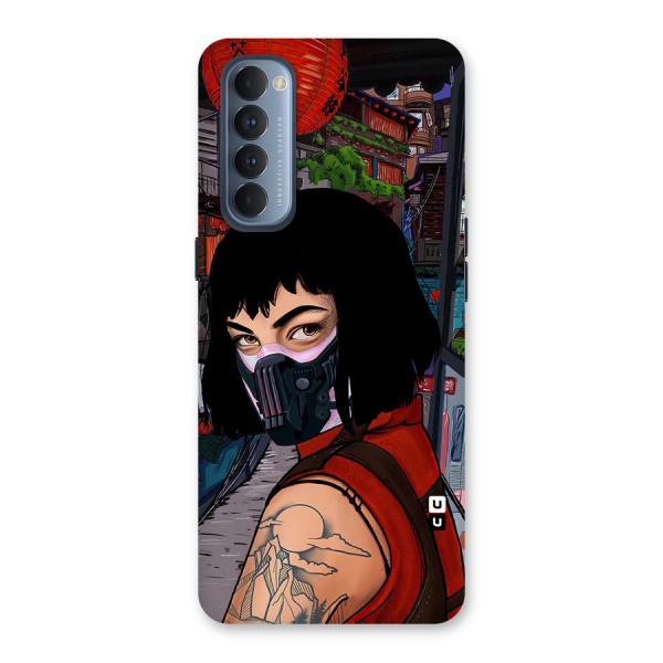 Money Heist Tokyo Mask Back Case for Reno4 Pro