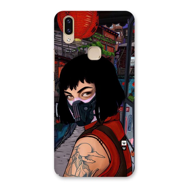 Money Heist Tokyo Mask Back Case for Vivo V9