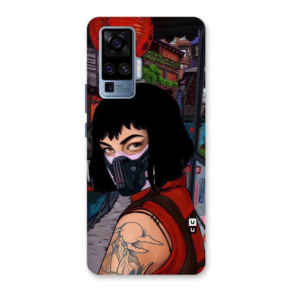 Money Heist Tokyo Mask Back Case for Vivo X50 Pro