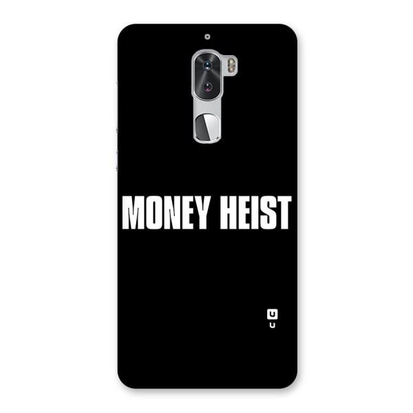 Money Heist Typography Back Case for Coolpad Cool 1