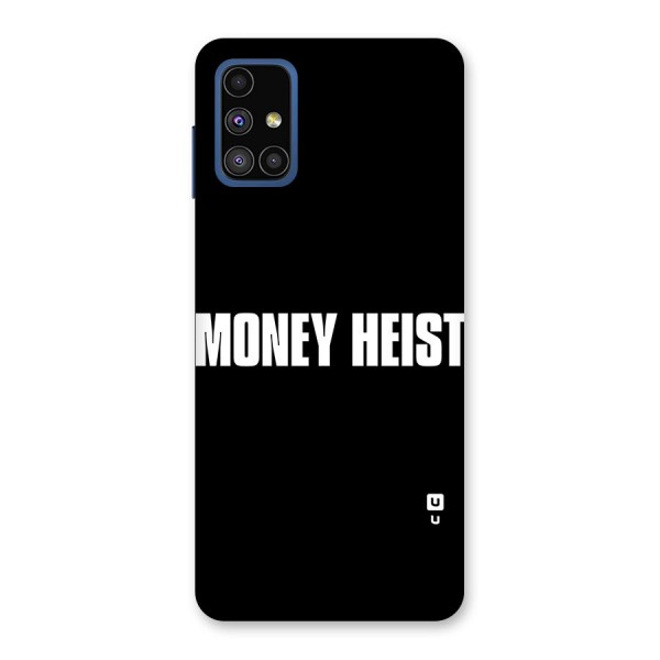 Money Heist Typography Back Case for Galaxy M51