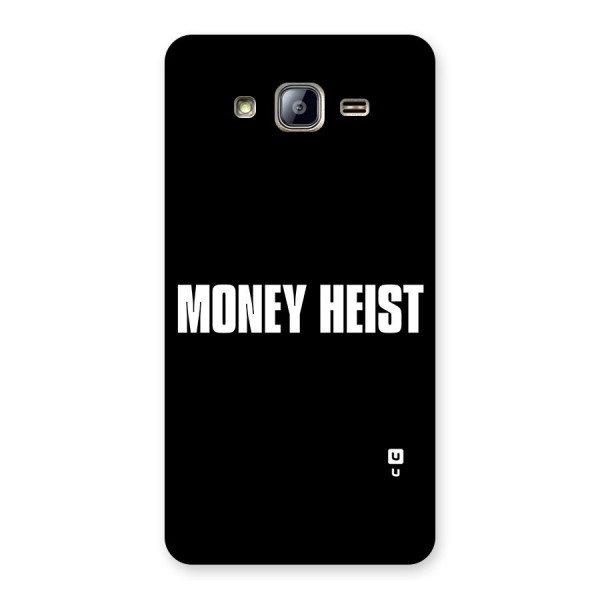 Money Heist Typography Back Case for Galaxy On5