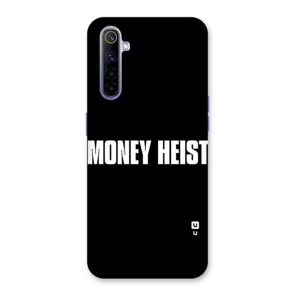 Money Heist Typography Back Case for Realme 6