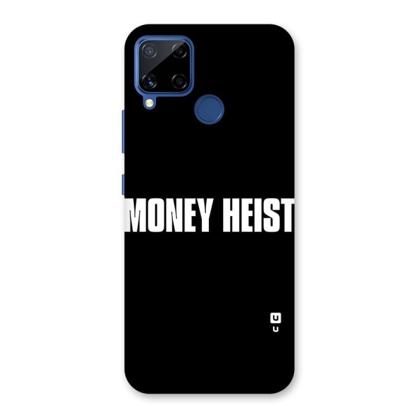 Money Heist Typography Back Case for Realme C12