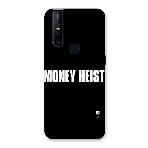 Money Heist Typography Back Case for Vivo V15