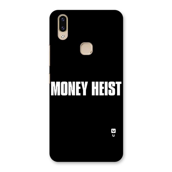 Money Heist Typography Back Case for Vivo V9