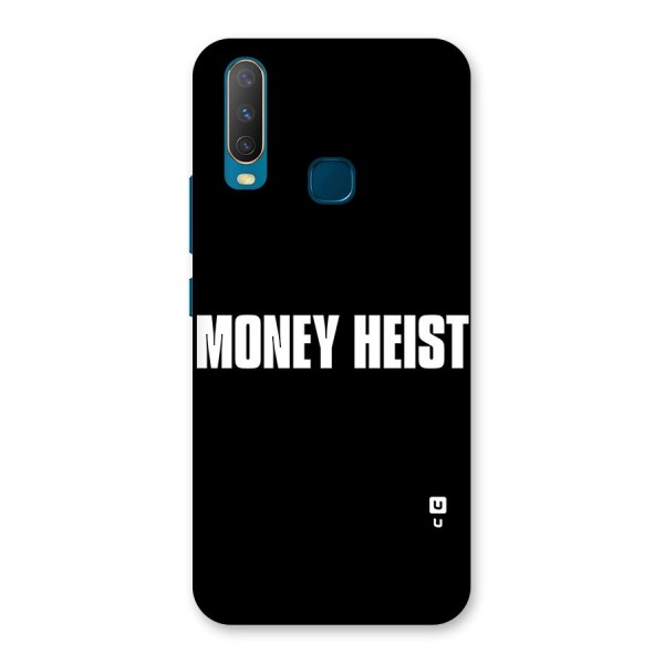 Money Heist Typography Back Case for Vivo Y15