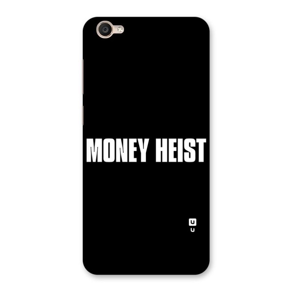 Money Heist Typography Back Case for Vivo Y55s