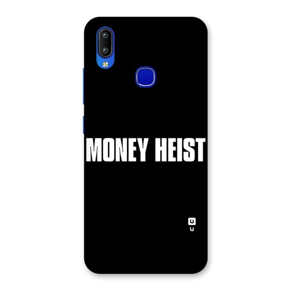 Money Heist Typography Back Case for Vivo Y91