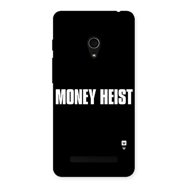 Money Heist Typography Back Case for Zenfone 5