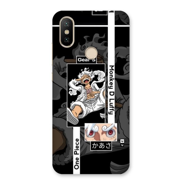 Monkey D luffy New Gear Back Case for Mi A2