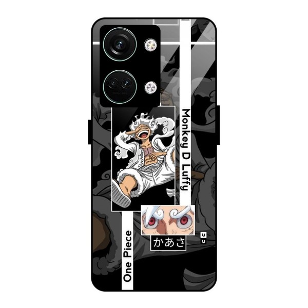 Monkey D luffy New Gear Glass Back Case for Oneplus Nord 3
