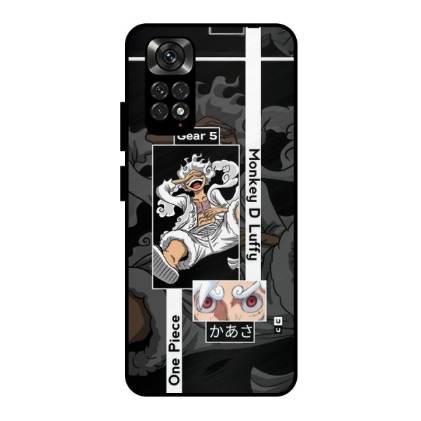 Monkey D luffy New Gear Metal Back Case for Redmi Note 11 Pro