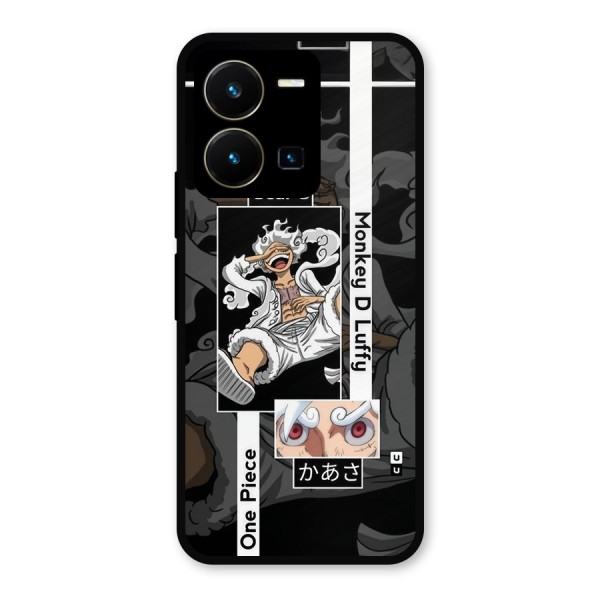 Monkey D luffy New Gear Metal Back Case for Vivo Y35