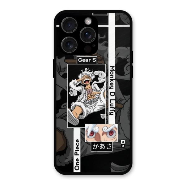 Monkey D luffy New Gear Metal Back Case for iPhone 15 Pro Max