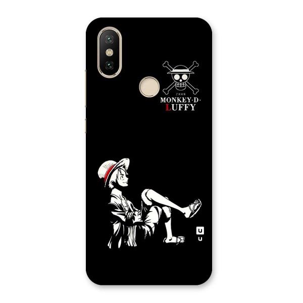 Monkey Luffy Back Case for Mi A2