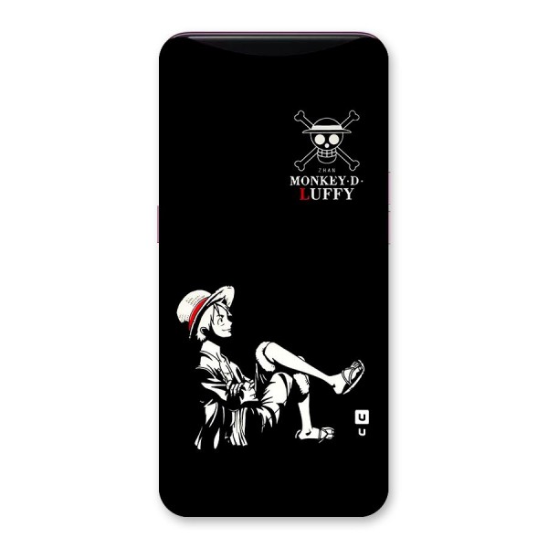 Monkey Luffy Back Case for Oppo Find X