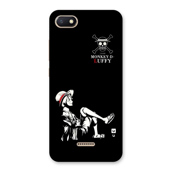 Monkey Luffy Back Case for Redmi 6A