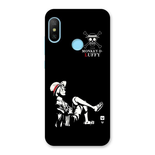 Monkey Luffy Back Case for Redmi 6 Pro