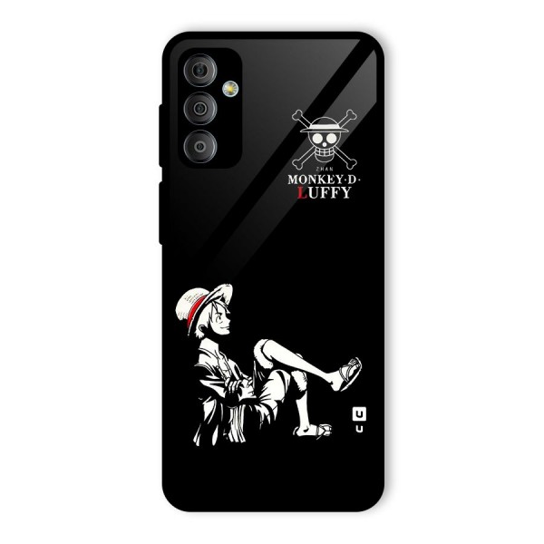 Monkey Luffy Glass Back Case for Galaxy F23