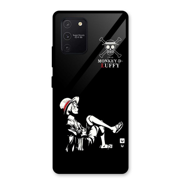 Monkey Luffy Glass Back Case for Galaxy S10 Lite