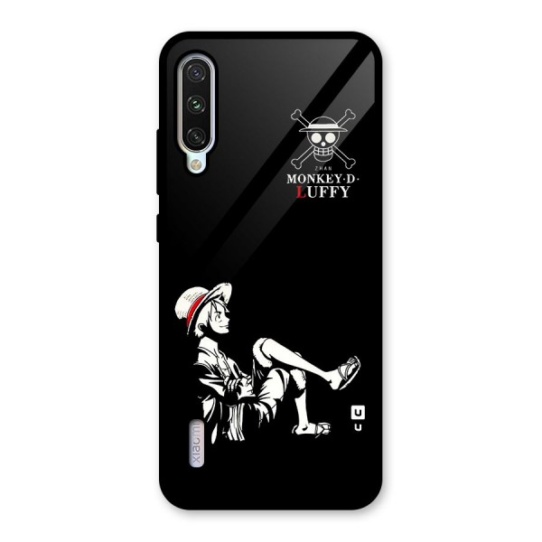 Monkey Luffy Glass Back Case for Mi A3